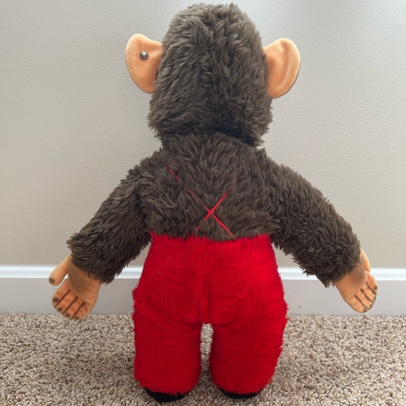 Vintage STEIFF Button 6190/40 Chimpanzee Monkey Stuffed Animal 1971-1982 - Picture 7 of 10